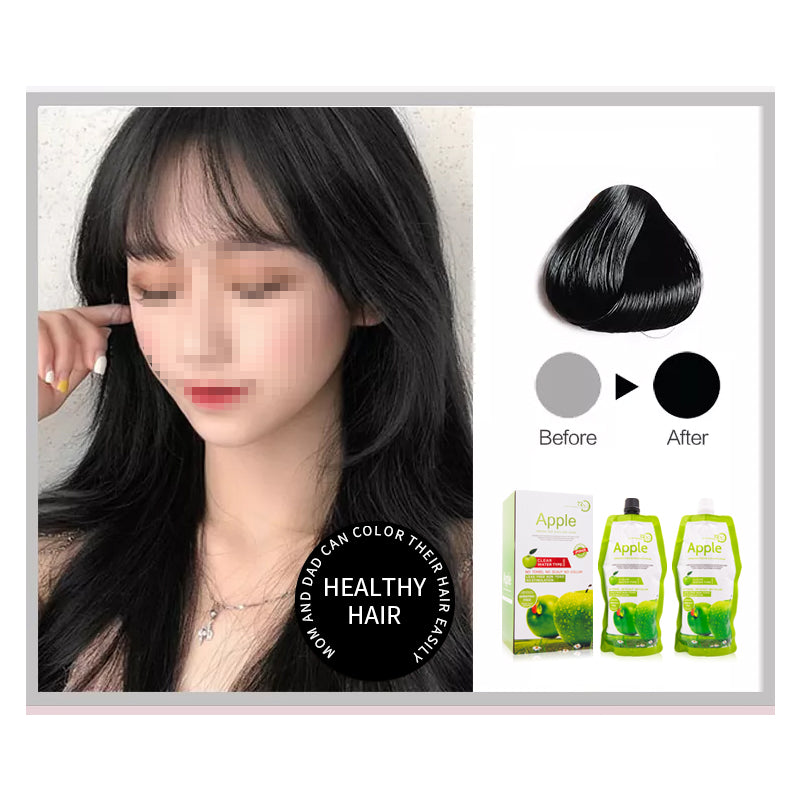 Ammonia Free Apple Fruit Magic Hair Dye Cream