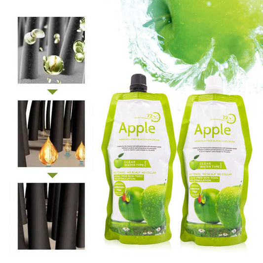 Ammonia Free Apple Fruit Magic Hair Dye Cream