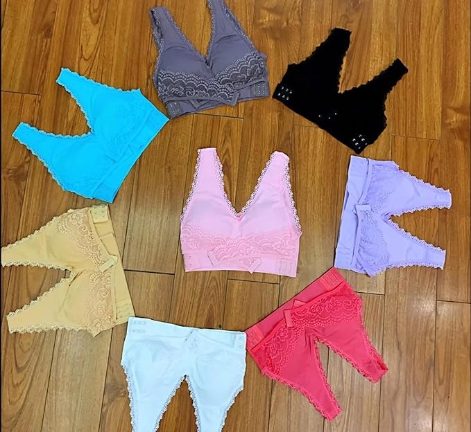 Today Offer 30% Off - Comfy Corset Bra Front Cross Side Buckle Lace Bras